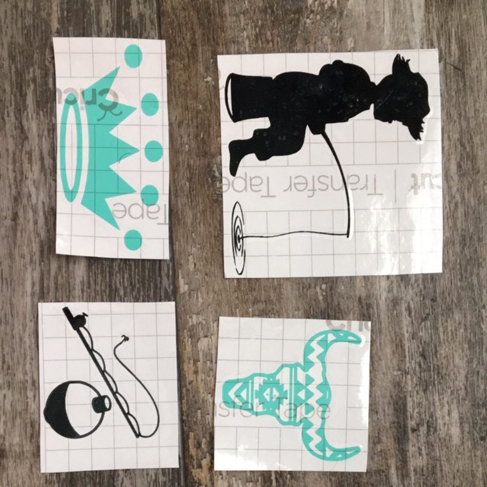 Vinyl decals.